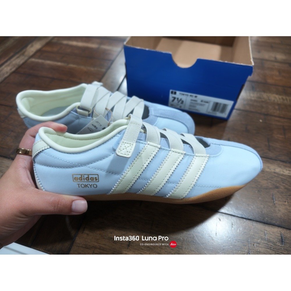 Adidas Tokyo MJ W Light Blue Cream Gum Sole Sneakers D64001 Womens 7.5